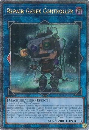 Repair Genex Controller (Quarter Century Secret Rare) (BLTR-EN010) - Battles of Legend: Terminal Revenge 1st Edition