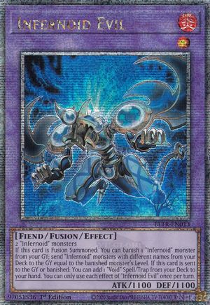 Infernoid Evil (Quarter Century Secret Rare) (BLTR-EN013) - Battles of Legend: Terminal Revenge 1st Edition