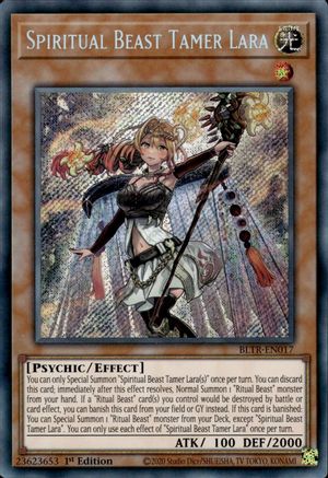 Spiritual Beast Tamer Lara (BLTR-EN017) - Battles of Legend: Terminal Revenge 1st Edition