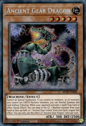 Ancient Gear Dragon - BLTR-EN048 - Battles of Legend: Terminal Revenge 1st Edition