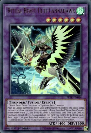 Ritual Beast Ulti-Cannahawk (BLTR-EN084) - Battles of Legend: Terminal Revenge 1st Edition