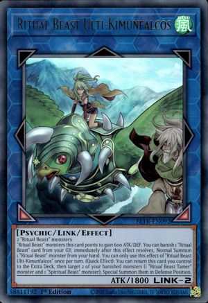 Ritual Beast Ulti-Kimunfalcos (BLTR-EN092) - Battles of Legend: Terminal Revenge 1st Edition