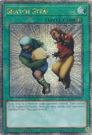 Snatch Steal (Quarter Century Secret Rare) (BLTR-EN096) - Battles of Legend: Terminal Revenge 1st Edition