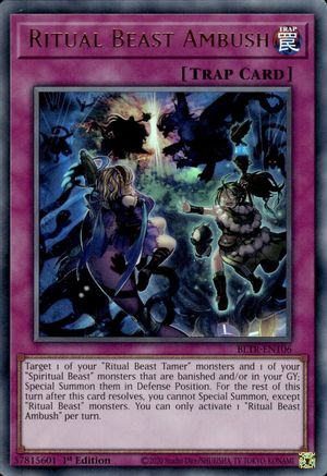 Ritual Beast Ambush (BLTR-EN106) - Battles of Legend: Terminal Revenge 1st Edition