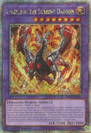 Lubellion the Searing Dragon (Quarter Century Secret Rare) (BLTR-EN115) - Battles of Legend: Terminal Revenge 1st Edition