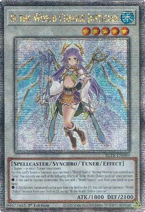 Ib the World Chalice Justiciar (Quarter Century Secret Rare) (BLTR-EN089) - Battles of Legend: Terminal Revenge 1st Edition