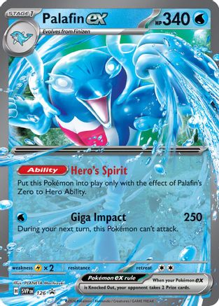 Palafin ex 126 - SV Scarlet & Violet Promo Cards Holofoil