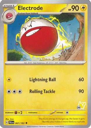 Electrode - Pikachu 56 67 - Battle Academy 2024