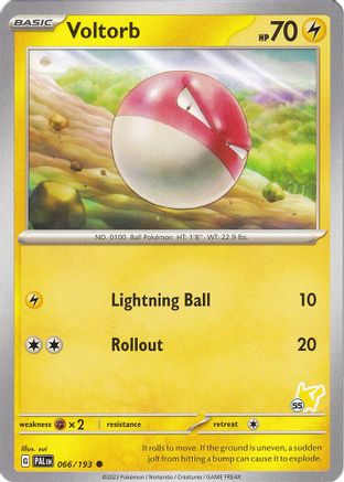 Voltorb - Pikachu 55 66 - Battle Academy 2024