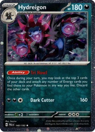 Hydreigon (Cosmos Holo) 140 - Blister Exclusives Holofoil