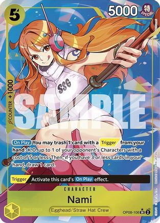 Nami (Parallel) (OP08-106) - Two Legends Foil