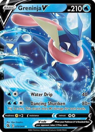 Greninja V - 073/264 (Non-Holo) 73 - Deck Exclusives