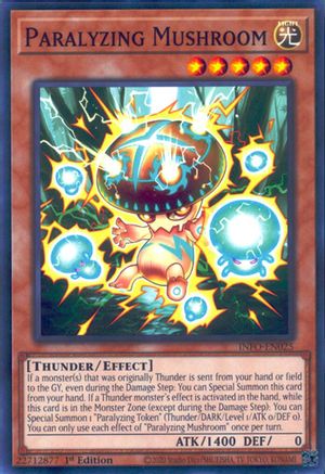 Paralyzing Mushroom (INFO-EN025) - The Infinite Forbidden 1st Edition