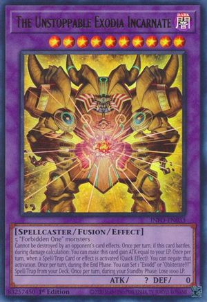 The Unstoppable Exodia Incarnate (INFO-EN033) - The Infinite Forbidden 1st Edition