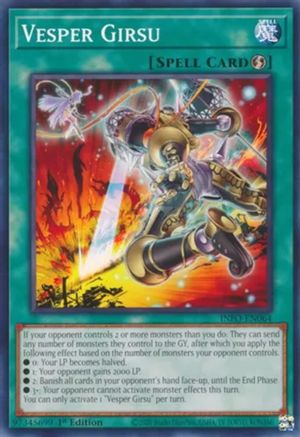 Vesper Girsu (INFO-EN064) - The Infinite Forbidden 1st Edition