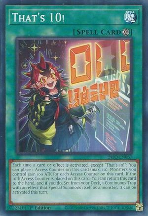 That's 10! (INFO-EN067) - The Infinite Forbidden 1st Edition