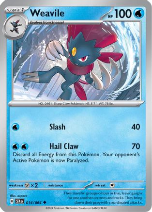 Weavile 14 - SV Shrouded Fable