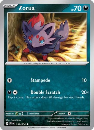 Zorua - 031/064 31 - SV Shrouded Fable