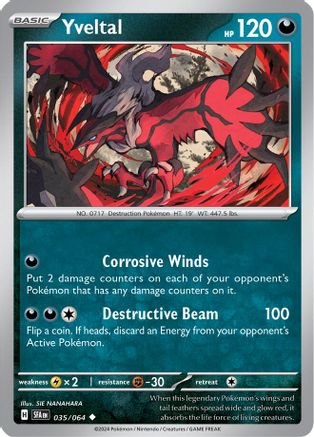 Yveltal 35 - SV Shrouded Fable Reverse Holofoil