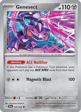 Genesect 40 - SV Shrouded Fable Reverse Holofoil