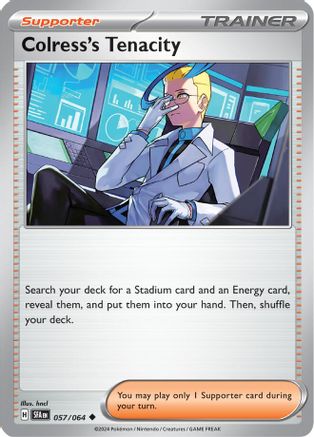 Colress's Tenacity - 057/064 57 - SV Shrouded Fable Reverse Holofoil