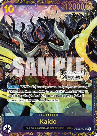 Kaido (Treasure Cup) (OP01-094) - One Piece Promotion Cards Foil