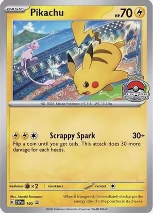 Pikachu - 190 190 - SV Scarlet & Violet Promo Cards