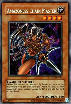 Amazoness Chain Master (RP01-EN097) - Retro Pack (2020 Date Reprint) Unlimited