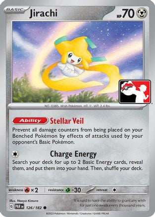 Jirachi 126 - Prize Pack Series Cards Holofoil