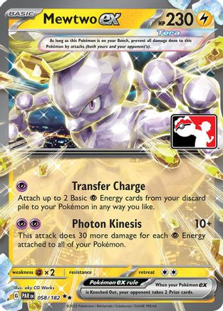 Mewtwo ex 58 - Prize Pack Series Cards Holofoil