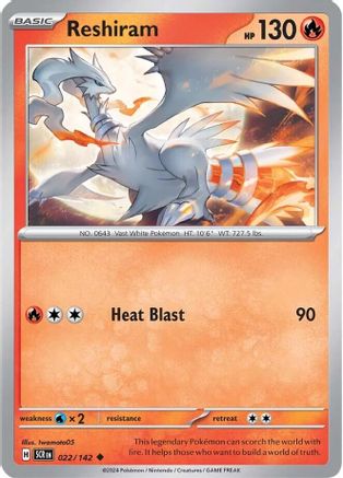 Reshiram 22 - SV07 Stellar Crown