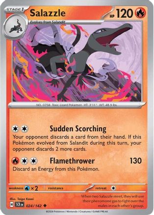 Salazzle 24 - SV07 Stellar Crown