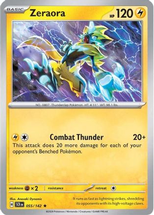 Zeraora - 055/142 55 - SV07 Stellar Crown Holofoil