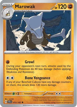 Marowak 73 - SV07 Stellar Crown