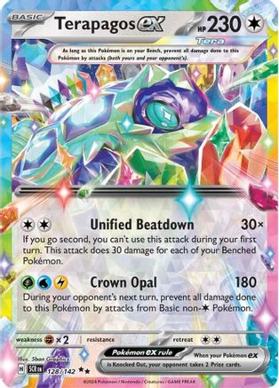 Terapagos ex - 128/142 128 - SV07 Stellar Crown Holofoil