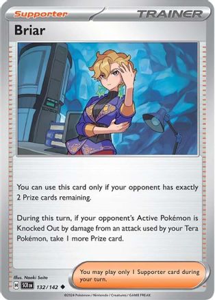 Briar - 132/142 132 - SV07 Stellar Crown Reverse Holofoil