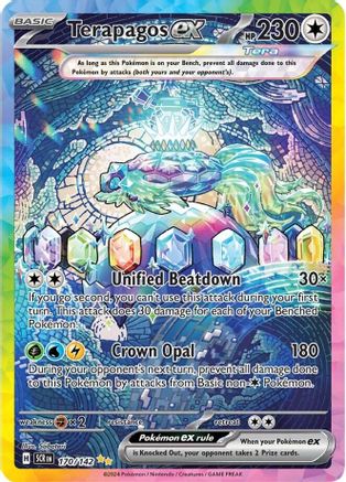 Terapagos ex - 170/142 170 - SV07 Stellar Crown Holofoil