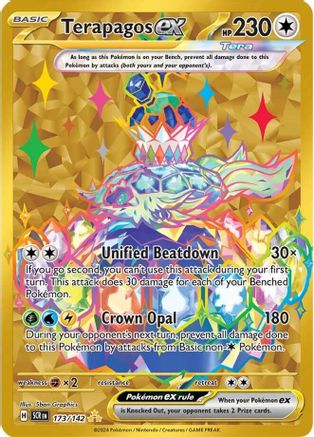 Terapagos ex 173 - SV07 Stellar Crown Holofoil