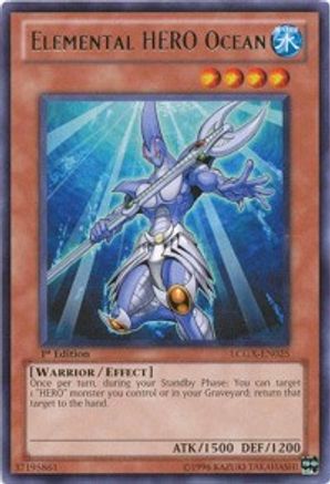 Elemental HERO Ocean (LCGX-EN025) - Legendary Collection 2 1st Edition