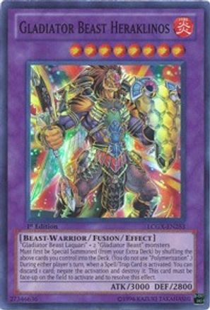 Gladiator Beast Heraklinos (LCGX-EN253) - Legendary Collection 2 1st Edition
