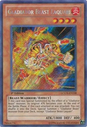 Gladiator Beast Laquari (LCGX-EN238) - Legendary Collection 2 1st Edition