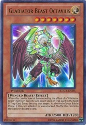Gladiator Beast Octavius (LCGX-EN235) - Legendary Collection 2 Unlimited