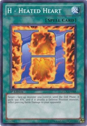 H - Heated Heart (LCGX-EN088) - Legendary Collection 2 1st Edition