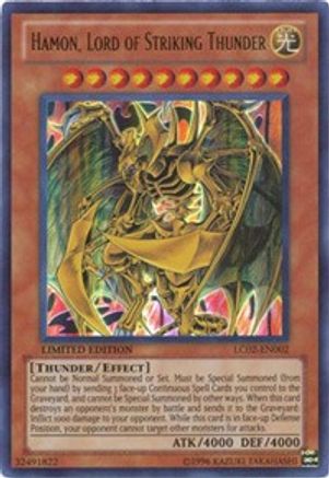 Hamon, Lord of Striking Thunder (LC02-EN002) - Legendary Collection 2 Limited