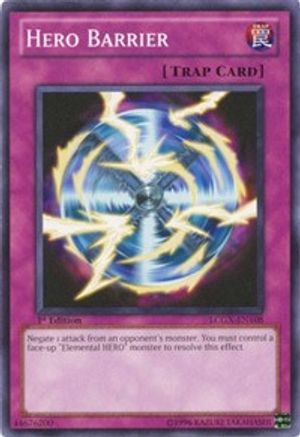 Hero Barrier (LCGX-EN108) - Legendary Collection 2 Unlimited