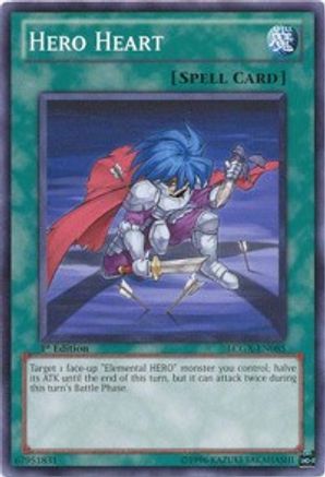 Hero Heart (LCGX-EN085) - Legendary Collection 2 1st Edition