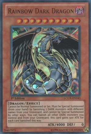 Rainbow Dark Dragon (LCGX-EN243) - Legendary Collection 2 1st Edition