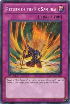 Return of the Six Samurai (LCGX-EN262) - Legendary Collection 2 Unlimited