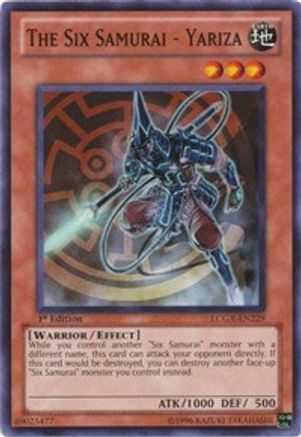 The Six Samurai - Yariza (LCGX-EN229) - Legendary Collection 2 Unlimited