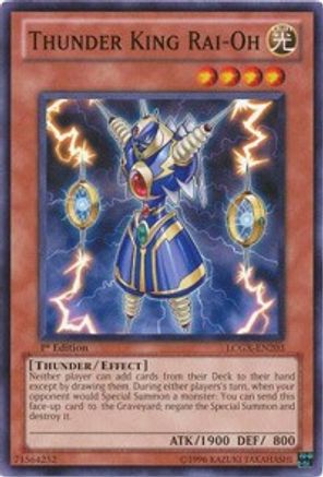 Thunder King Rai-Oh (LCGX-EN203) - Legendary Collection 2 1st Edition